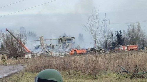 Liderul regiunii separatiste Donețk spune că a vizitat trupele rusești rănite în atacul de la Makiivka