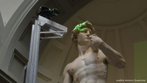 Controverse la Expo Dubai 2020: Porțiuni ale statuii „David” de Michelangelo, acoperite de teamă să nu ofenseze tradiţionaliştii islamişti / Istoric: „Statul italian şi arta italiană au fost modificate”