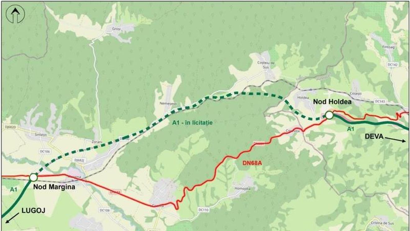 Grindeanu susține că nu se vor opri lucrările la autostradă, între Margina si Holdea / ”Suntem optimiști ca termenul de finalizare va fi respectat” / Ar trebui să fie gata în august 2026