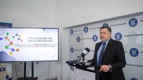 Ministerul Sănătăţii, precizări despre administrarea pastilelor de iodură de potasiu