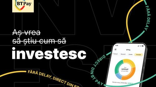 Economisire la un click distanță. BT Pay îți permite acum să investești pentru viitorul tău direct de pe telefon