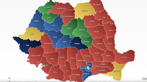 PSD obţine peste 40% în cinci judeţe, după centralizarea a aproape 95% dintre procesele verbale din secţiile de votare / Cel mai mare procent, în judeţul Buzău