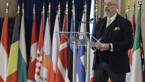 VIDEO Ministrul ucrainean al Apărării, Oleksii Reznikov, la București: Vom face ca Marea Neagră să fie un loc al păcii