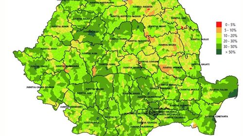 HARTA vaccinării în România: rata de acoperire din totalul populației stagnează la doar 40%, pe fondul dezinteresului pentru vaccinare