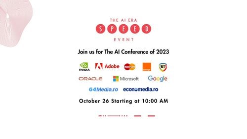 SPEED the AI Era – Live Streaming 26 Octombrie. O dezbatere cu Google, Microsoft, Adobe, Nvidia, Mastercard, Orange, Oracle, Publicis și alți specialiști (P)