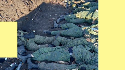 Groapă comună cu soldați ruși, descoperită de ucraineni / ”Mitul că rușii nu-i lasă în urmă pe ai lor este distrus”