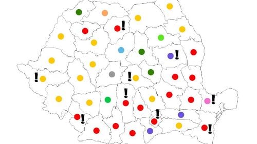 HARTA politică a municipiilor reședință de județ / Unde se duc cele mai strânse bătălii pentru funcția de primar/ Cine controlează acum politic marile orașe