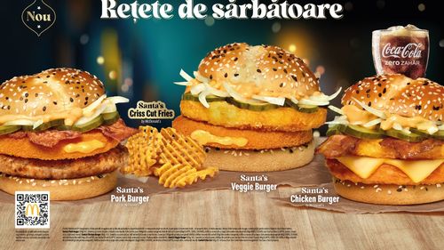 Gustul sărbătorilor de iarnă este aici: McDonald’s lansează noua ediție Winter Burgers și Criss Cut Fries