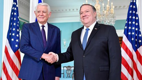 Corupția, care subminează instituțiile democratice din România, discutată de Mike Pompeo cu Teodor Meleșcanu