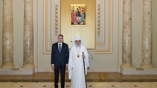 Ciolacu, întâlnire cu patriarhul Daniel: „A fost un prilej deosebit de a reafirma importanța consolidării parteneriatului cu Biserica”