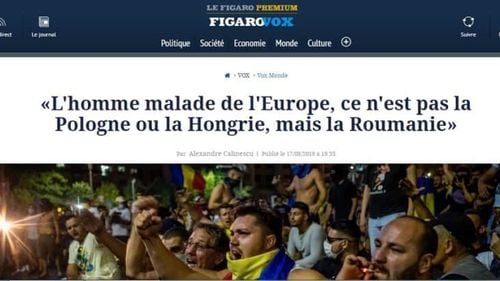 Editorial Le Figaro: România e bolnavul Europei