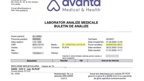 Hotnews: O pacientă a dr. Cîrstoiu confirmă activitatea medicală a acestuia la clinica soției: „Când a fost grav, de operație, am mers la stat. Când era de consultații, analize și de scos firele, la clinica privată Anemona”