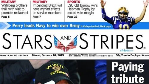 Pentagonul vrea să închidă versiunea tipărită a cotidianului „Stars and Stripes”, care datează de pe vremea Războiului de Secesiune, pentru a face economii
