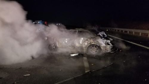 VIDEO Accident grav cu doi morți, printre care un copil, și cinci răniți pe A1 Deva - Nădlac