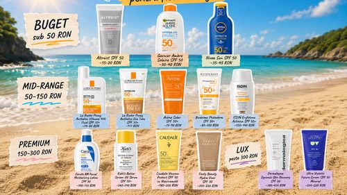 SPF-ul nu este opțional. Ghidul complet de protecție solară pentru pielea ta, de la farmacie la Sephora