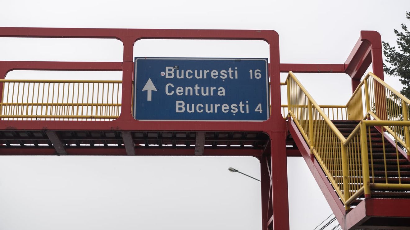 Trafic îngreunat pe DN 1 din cauza unui accident la Otopeni cu patru mașini implicate/  Se circulă pe doar prima bandă