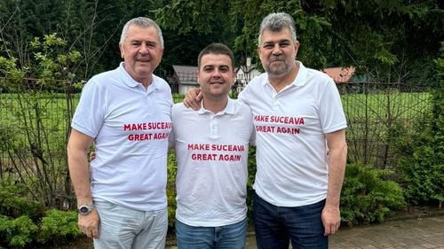 Liberalul Florin Roman îl ironizează pe Ciolacu pentru tricoul cu inscripţia „Make Suceava great again”: Vorba unui coleg, oare a învăţat domnul Ciolacu limba engleză?