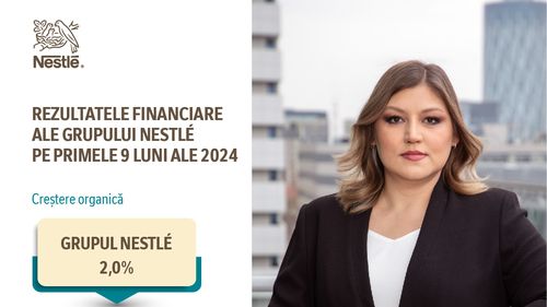 Nestlé raportează vânzările pe primele nouă luni al anului 2024