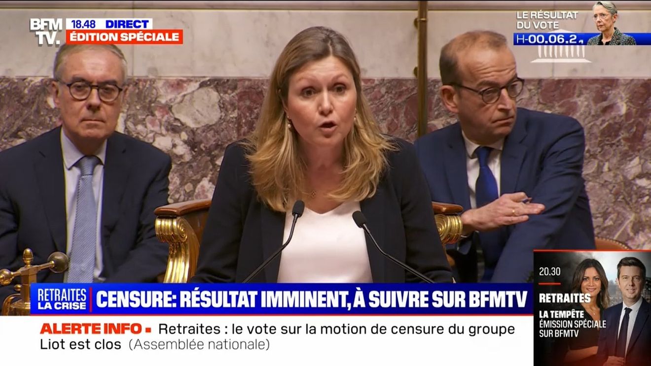 Franța: Adunarea Națională respinge cele două moțiuni de cenzură împotriva guvernului care și-a angajat responsabilitatea asupra proiectului legii de reformă a sistemului de pensii