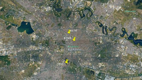 GRAFICE Institutul Național pentru Fizica Pământului: COVID-19 reduce zgomotul seismic în București