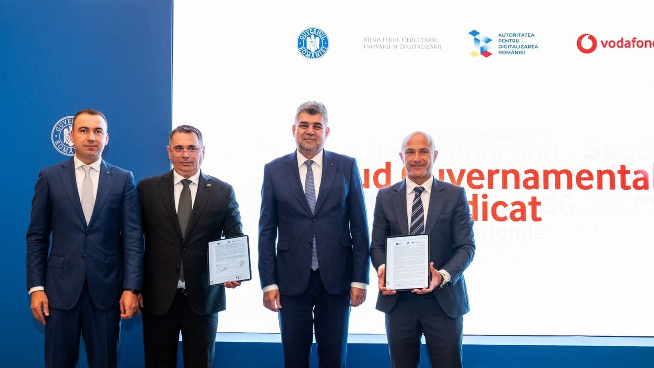 România va avea primul cloud guvernamental. Vodafone implementează soluția