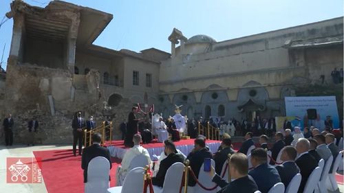 VIDEO Papa Francisc, la finalul vizitei istorice: Biserica din Irak este vie / Papa l-a întâlnit pe tatăl lui Alan, băiețelul naufragiat împreună cu mama și fratele lui în 2015