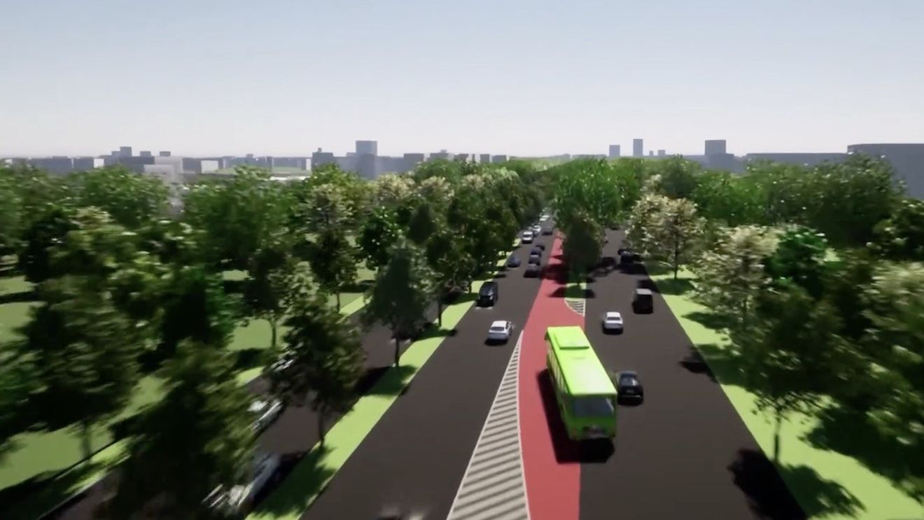 VIDEO Se amenajează bandă unică pentru autobuze între Piaţa Presei şi Piaţa Victoriei / ”STB va circula mai rapid pe relaţia Nord – Centru”