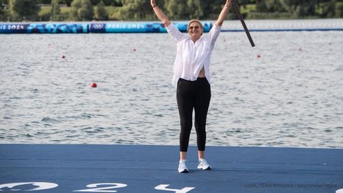 FOTO Elisabeta Lipă, cea mai medaliată canotoare din istoria olimpică, a dat startul întrecerilor de sâmbătă, la Jocurile Olimpice de la Paris 2024