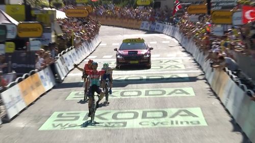 Victor Campanaerts, învingător în premieră în etapa a 18-a din Turul Franței / Belgianul a plâns la final