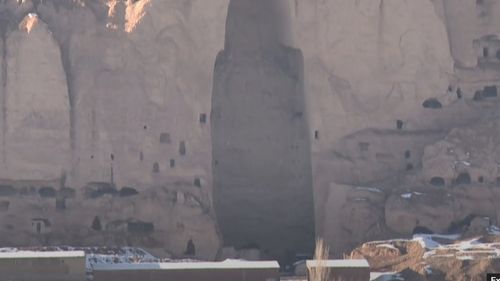 Talibanii construiesc un complex turistic la poalele stâncii unde se aflau statuile lui Buddha din Bamiyan
