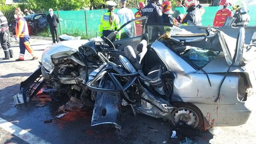 UPDATE Accident grav cu 5 morți pe DN1, în zona Nistorești/ Traficul rutier, restricționat