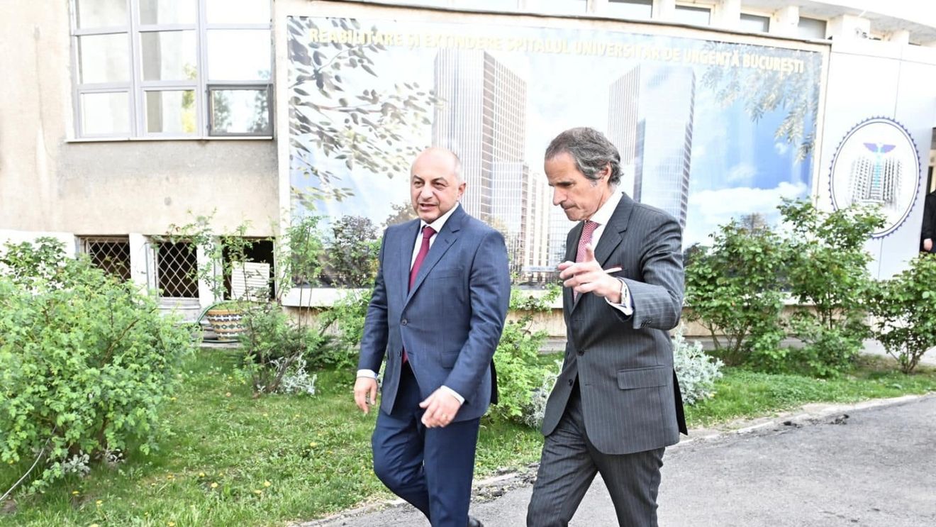 Cătălin Cîrstoiu, discuţii cu Rafael Mariano Grossi, directorul general al Agenţiei Internaţionale pentru Energie Atomică: Vom realiza la Spitalul Universitar cel mai important buncăr de radioterapie din România, care va ajuta zeci de mii de pacienţi
