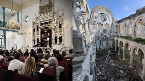 GALERIE FOTO Sinagogile Dobrogei: Cea din Tulcea găzduiește concerte și evenimente culturale, la Constanța zace în ruine de zeci de ani