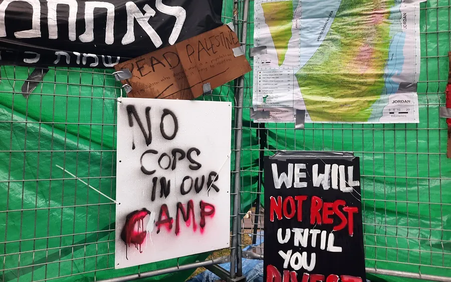 Proteste pro palestina anti israel in SUA