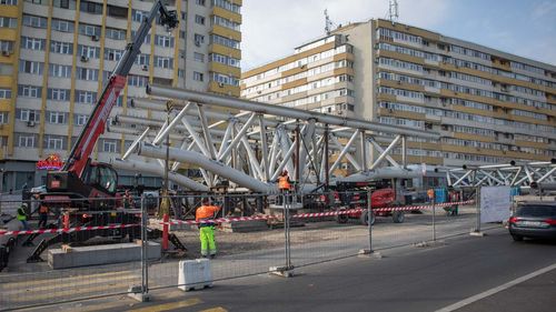 O nouă modificare de trafic în zona Pasajului Doamna Ghica: pe sensul de ieșire din București, autobuzele vor circula pe carosabil și nu pe linia de tramvai, ca până acum