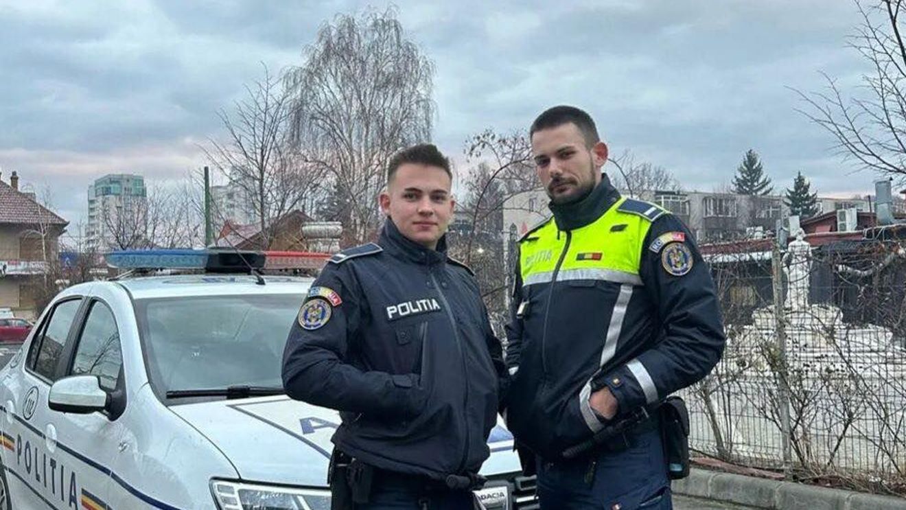 Mihai și Zaharia, polițiști la început de carieră dați ca exemplu de Sindicatul Europol după ce au refuzat o șpagă cât un salariu