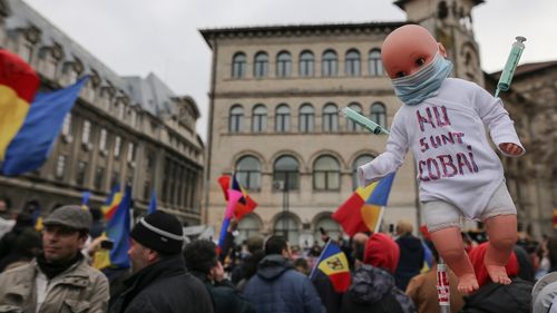Jandarmeria Capitalei, despre manifestația din București: Sunt proteste declarate și asta ne ușurează misiunea
