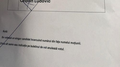 Buletinul de vot de la congresul PNL: avertismente pentru cei care încearcă să-și marcheze votul