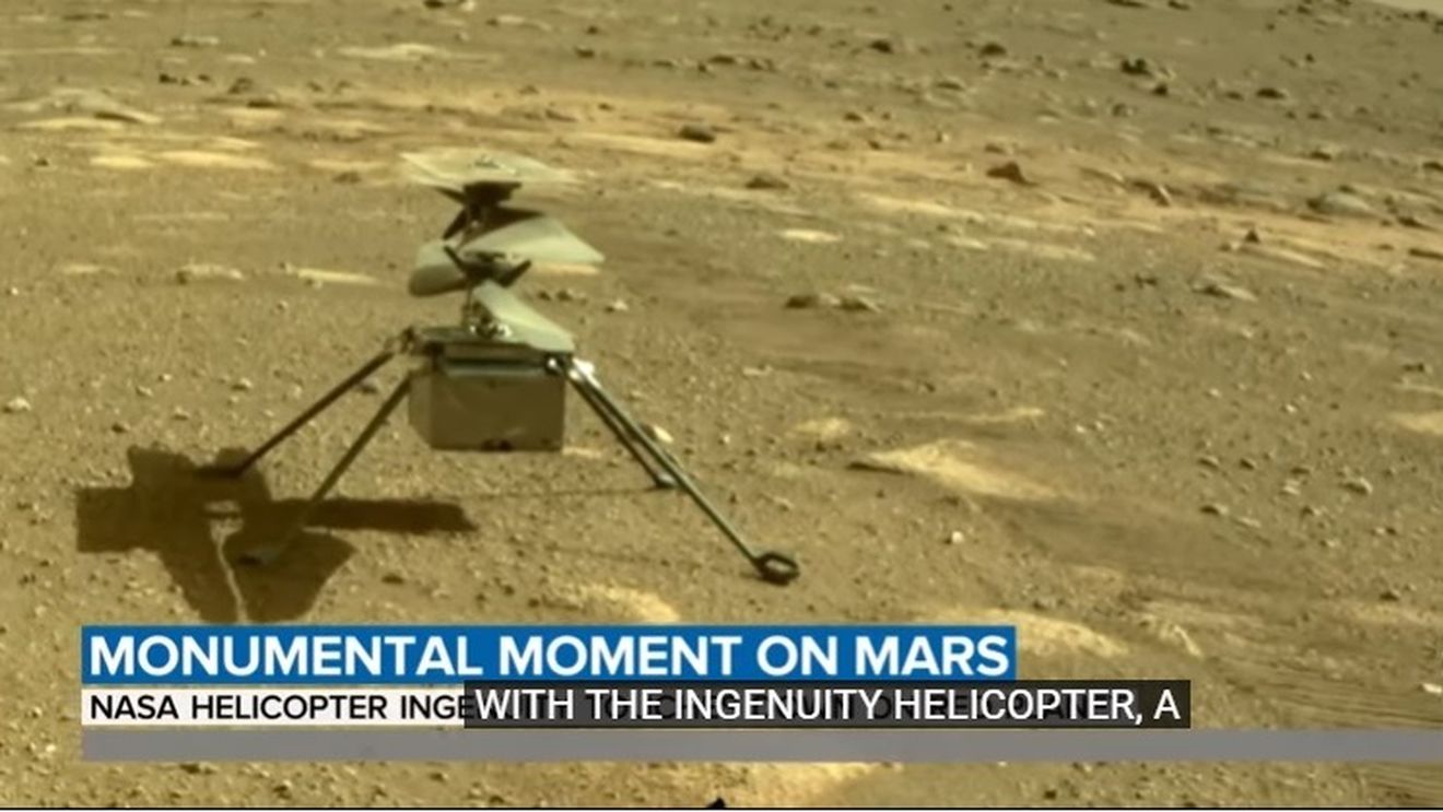 Elicopterul Ingenuity al NASA a supraviețuit primei nopți pe Marte, la temperaturi de -90 de grade