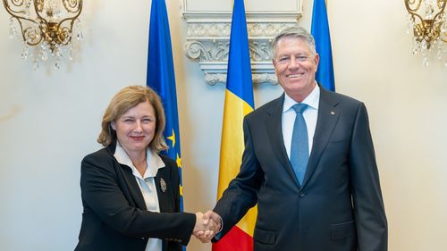 Iohannis, întâlnire cu vicepreşedintele Comisiei Europene pentru valori şi transparenţă, Vera Jourova: Am discutat și despre aderarea României la Schengen
