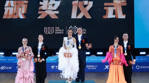 Argint istoric pentru dansul sportiv românesc la World Games