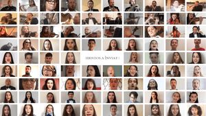VIDEO O sută de artiști și membri ai Orchestrei simfonice București interpretează piesa „Hristos a înviat!” de acasă