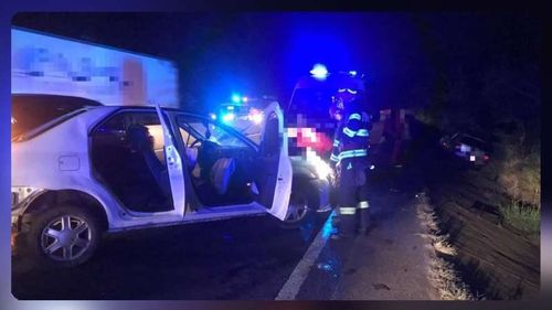 Trei persoane au ajuns la spital în urma unui accident pe drumul național Giurgiu-București