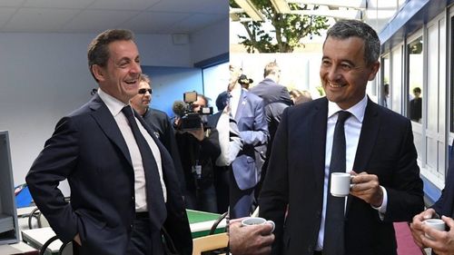Fostul președinte al Franței Nicolas Sarkozy îl sprijină pe ministrul de interne Gerald Darmanin pentru scrutinul prezidențial din 2027 cu prilejul lansării memoriilor sale