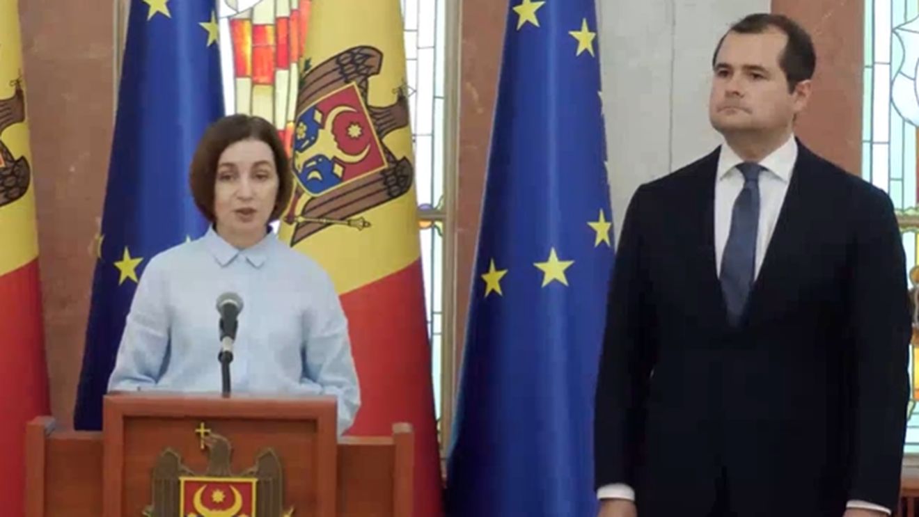 VIDEO Maia Sandu îl desemnează prim-ministru pe Vasile Tofan, propus de Partidul Acţiune şi Solidaritate