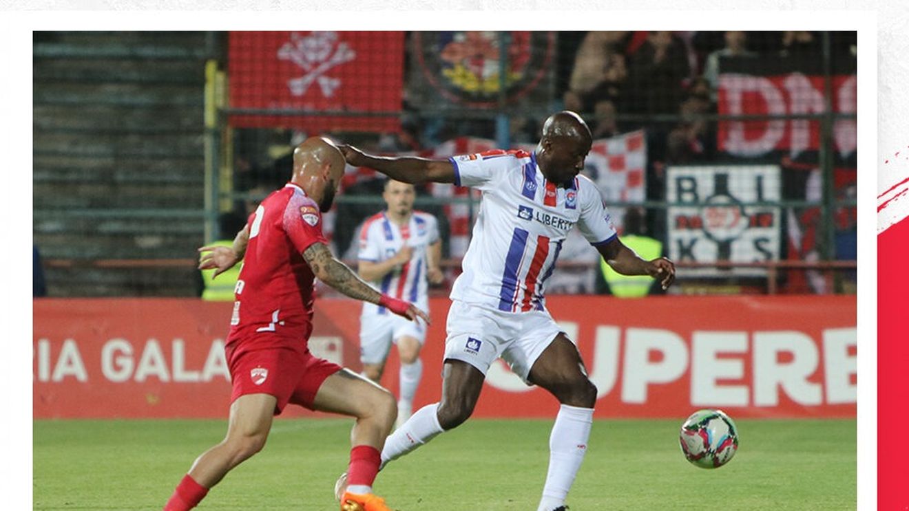 Echipa Dinamo a învins-o în deplasare pe Oţelul Galaţi cu scorul de 2-0 într-un meci din etapa a opta a fazei play-off a Ligii a II-a de fotbal