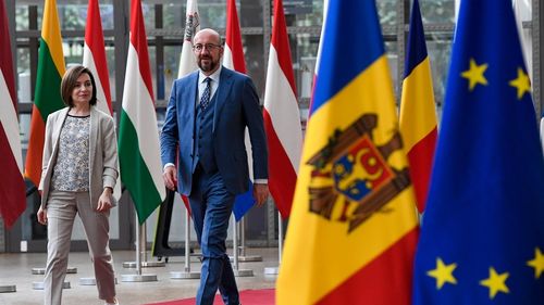 Maia Sandu a discutat la telefon cu președintele Consiliului European, Charles Michel, despre situația de securitate din Republica Moldova și procesul de aderare europeană a Chișinăului