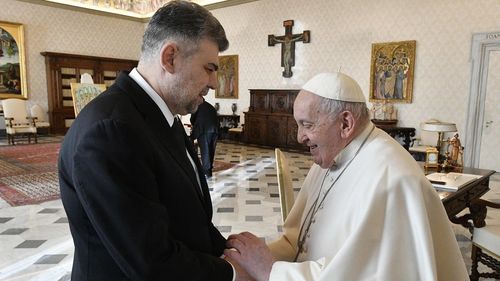Marcel Ciolacu s-a întâlnit cu Giorgia Meloni și Papa Francisc