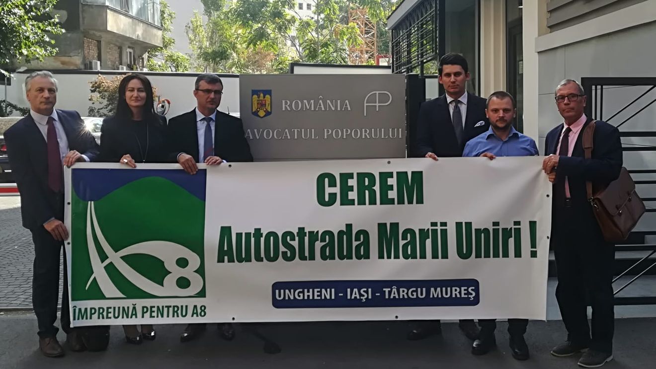 Reprezentanții asociației care militează pentru construcția autostrăzii Iași - Târgu Mureș au înființat  partidul „Împreună pentru Moldova”