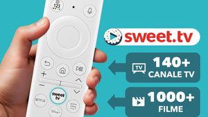 SWEET.TV oferă cele mai bune filme și programe TV prin telecomanda Samsung